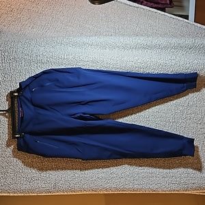 Stretchy navy scrub joggers